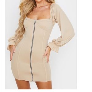 Dawn Balloon Sleeve Bodycon Dress